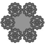 Čelično uže 6x19+vlaknasta jezgra - Slika 2