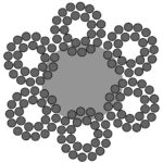 Čelično uže 6x24+vlaknasta jezgra - Slika 2