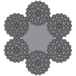 Čelično uže 6x37+vlaknasta jezgra - Slika 2