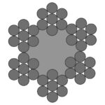 Čelično uže 6x7+vlaknasta jezgra - Slika 2