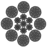 Čelično uže 8 DURA PLUS CP+čelična jezgra - Slika 2