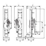 Dizalica kolska Vinta niska RX-lift - Slika 2