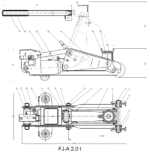 Hidraulična dizalica krokodil hobi tip FJ-A RX-lift - Slika 2