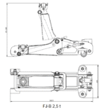 Hidraulična dizalica krokodil tip FJ-B RX-lift - Slika 2
