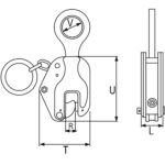 Hvataljka za lim vertikalna tip JCD RX-lift - Slika 2
