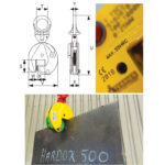 Hardox Special lifting clamp type TS