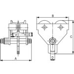 Plain travel trolley type GCT619 RX-lift - Image 2