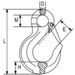 Kuka sa okom i lijevanim osiguračem G80 RX334 - Slika 2