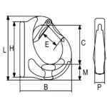 Weld on hook G80 - Image 2