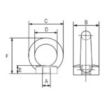 Očna matica DIN 582 AISI 316 RX-lift - Slika 2