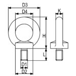 Očni vijak DIN 580 RX-lift - Slika 2