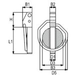 Osigurač preklopni DIN 11023 RX-lift - Slika 2