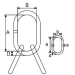 Ovjesna alka u garnituri G80 RX094 (A347) - Slika 2