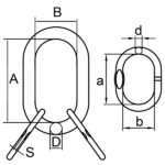 Ovjesna alka u garnituri G80 RX488 (A346) - Slika 2