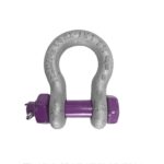 High tensile steel bow shackle with safety pin G2130 RX-lift