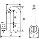 Škopac ravni s maticom visokootporni G2150 RX-lift - Slika 2