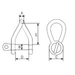 Škopac uvijeni AISI 316 RX-lift - Slika 2