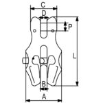 Clevis shortening clutch with safety pin G80 - Image 2