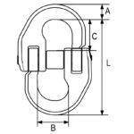 Spojnica lanca G100 G - Slika 2