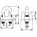 Stezaljka pojačana EN 13411-5 tip B Green Pin - Slika 2