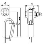 Užni zatvarač G-6413 Green Pin - Slika 2