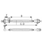 Closed body high tensile turnbuckle jaw-jaw RX-lift - Image 2