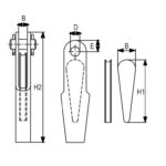 Zatvarač užni DIN 15315 RX-lift - Slika 2