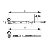 Završetak za sajlu vilica-navoj RX-lift - Slika 2