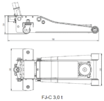 Hidraulična dizalica krokodil tip FJ-C RX-lift - Slika 3
