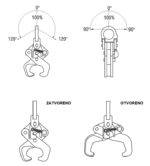 Hvataljka za tračnice ("šine") vertikalna tip RC RX-lift - Slika 4