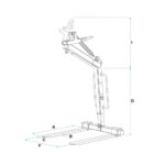 Self balancing crane fork with telescopic height type MBRA - Image 2
